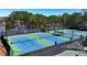 Outdoor tennis courts within the community at 105 Kinross Ct, Roswell, GA 30076