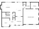 Detailed floor plan showcasing the layout of the first floor including a garage, laundry, and kitchen at 2094 Green Gate Pl, Grayson, GA 30017