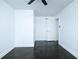 Bedroom featuring a ceiling fan, hardwood floors and natural light at 2493 Swallow Cir, Atlanta, GA 30315