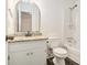 Bathroom featuring a vanity with granite countertop, complemented by modern fixtures and a shower-tub combination at 459 Rabbit Run, Mcdonough, GA 30252