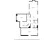 Basement floor plan showcasing additional living space, including a kitchen and bathroom at 735 Amberton Close, Suwanee, GA 30024