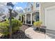 Inviting front porch with white columns, a walkway, and professional landscaping at 2230 Rosemoore Walk, Marietta, GA 30062