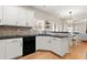 Kitchen with granite countertops, stainless steel appliances, and white cabinetry at 2230 Rosemoore Walk, Marietta, GA 30062