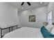 Bright bedroom with ceiling fan, white walls, modern decor at 543 Paines Nw Ave, Atlanta, GA 30318