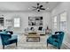 Bright living room with modern finishes, neutral colors, and durable floors at 543 Paines Nw Ave, Atlanta, GA 30318