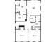 Second floor floorplan features 3 bedrooms, 2 baths, a WIC and a laundry room at 167 Basil Street Dr, Cumming, GA 30040