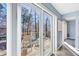 Balcony view from glass doors of beautiful tree-lined property at 3721 Stonewall Se Cir, Atlanta, GA 30339
