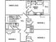 Second floor plan showcasing the owner's suite, owner's bath, three bedrooms, and two baths at 643 Egrets Lot 52 Lndg, Covington, GA 30014