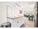 Beautiful island with granite counters, great lighting and an open view into living room at 2178 Penelope Nw St, Atlanta, GA 30314