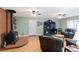 Open-concept living space with fireplace and wood-look flooring at 209 Sweetwater Trl, Villa Rica, GA 30180