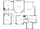 Second-floor layout with four bedrooms and three baths at 4095 Oberon Se Ct, Smyrna, GA 30080