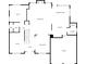 First-floor layout featuring office, living room, kitchen, dining, and garage at 4095 Oberon Se Ct, Smyrna, GA 30080