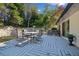 Large deck with an outdoor dining area, perfect for entertaining guests in the backyard at 4861 Karls Gate Dr, Marietta, GA 30068