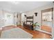 Inviting home entrance featuring gleaming hardwood floors and stylish decor at 4861 Karls Gate Dr, Marietta, GA 30068