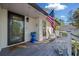 Charming front porch adorned with American flag, stylish decor and a welcoming entrance at 4861 Karls Gate Dr, Marietta, GA 30068