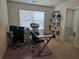 Office space featuring two desks, shelving, and natural light at 1200 Bar Harbor Pl, Lawrenceville, GA 30044