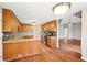 Well-equipped kitchen with stainless steel appliances, granite countertops, and ample cabinet space at 105 Spring Forest Way, Sharpsburg, GA 30277