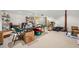 Spacious basement area with carpet flooring, offering potential for storage or recreational activities at 4000 Wieuca Ne Rd, Atlanta, GA 30342