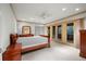 Cozy bedroom with carpet flooring, ceiling fan, and natural light at 4000 Wieuca Ne Rd, Atlanta, GA 30342