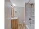 Updated bathroom featuring modern fixtures, a vanity with storage, and a shower-tub combo at 7030 Cascade Palmetto Hwy, Palmetto, GA 30268