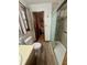 Bathroom featuring a glass-door shower, toilet, and neutral color palette at 28 East Boxwood Dr, Cartersville, GA 30121