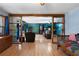 Open concept living room featuring hardwood floors, ceiling fan, and an open design at 28 East Boxwood Dr, Cartersville, GA 30121