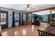 View of living room featuring hardwood floors, natural light, and an open design at 28 East Boxwood Dr, Cartersville, GA 30121