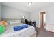 Comfortable bedroom with a bed, desk, and ample space at 3004 Westray Nw Ct, Marietta, GA 30064