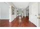 Inviting foyer with hardwood floors and views into the living spaces at 3004 Westray Nw Ct, Marietta, GA 30064