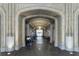 Hallway featuring high ceilings, architectural detailing and an open layout at 57 Forsyth Nw St # 5F, Atlanta, GA 30303