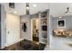 Open-concept living space with view of bathroom at 57 Forsyth Nw St # 5F, Atlanta, GA 30303