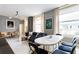 Bright and airy living room with modern furniture and large windows providing natural light at 57 Forsyth Nw St # 5F, Atlanta, GA 30303