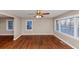 Hardwood floors and large windows, perfect for entertaining at 1834 Hillsdale Dr, Decatur, GA 30032