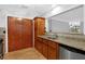 Kitchen view with stainless steel appliances and granite countertops at 305 Mill Pond Se Ct, Smyrna, GA 30082
