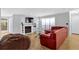 Inviting living room with hardwood floors, fireplace, and bright lighting at 305 Mill Pond Se Ct, Smyrna, GA 30082