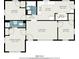 Detailed floor plan showcasing the layout of the home's living spaces at 850 Third St, Stone Mountain, GA 30083