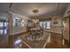 Elegant dining room with chandelier and hardwood floors at 520 Camp Perrin Rd, Lawrenceville, GA 30043