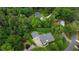 An aerial perspective of a beautiful home with a lush tree canopy at 716 Counsel Ne Dr, Marietta, GA 30068