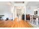 Inviting foyer with hardwood floors, high ceilings, and a view into the dining room and staircase at 3740 Cannonwolde Dr, Snellville, GA 30039