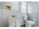 Cozy bathroom featuring a shower and paneled walls at 8523 Duncan St, Douglasville, GA 30134