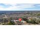 Panoramic aerial perspective of a community with homes surrounded by lush green trees and landscaping at 17 Denny Springs Dr, Dallas, GA 30157