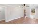 Cozy living room featuring wood-look flooring, neutral walls, and recessed lighting at 2260 Old Spring Se Rd, Smyrna, GA 30080