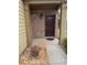 A close-up view of the front door, highlighting the brickwork and covered entrance at 1366 Image Xing, Lawrenceville, GA 30045