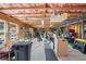 Unfinished basement featuring exposed beams, a JET air filtration system, and lots of space for storage and projects at 139 Stargaze Rdg, Canton, GA 30114