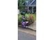 A colorful flower garden enhances the curb appeal in front of the mailbox at 139 Stargaze Rdg, Canton, GA 30114