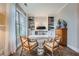 Bright home office with built-in bookshelves, a large desk, and natural light at 2998 Octavia Cir, Marietta, GA 30062
