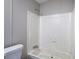 Close up of a bathroom tub-shower combination with a standard shower head at 62 W Lakeview Dr, Temple, GA 30179