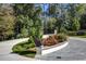 Landscaped driveway with slate tile and concrete at 700 N Island Dr, Atlanta, GA 30327