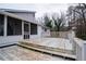 Expansive wooden deck offers a serene outdoor living space at 3981 Rocmar Dr, Snellville, GA 30039