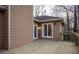 Large backyard deck, features a lovely view to the trees at 1285 Glandor Se Ct, Mableton, GA 30126